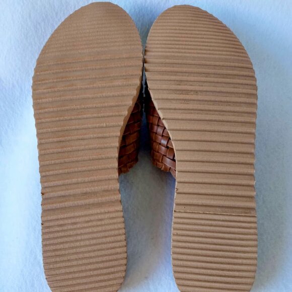 Band of the Free 'Comet' Leather Woven Huarache Mule Size 10 NWOT - Picture 6 of 6